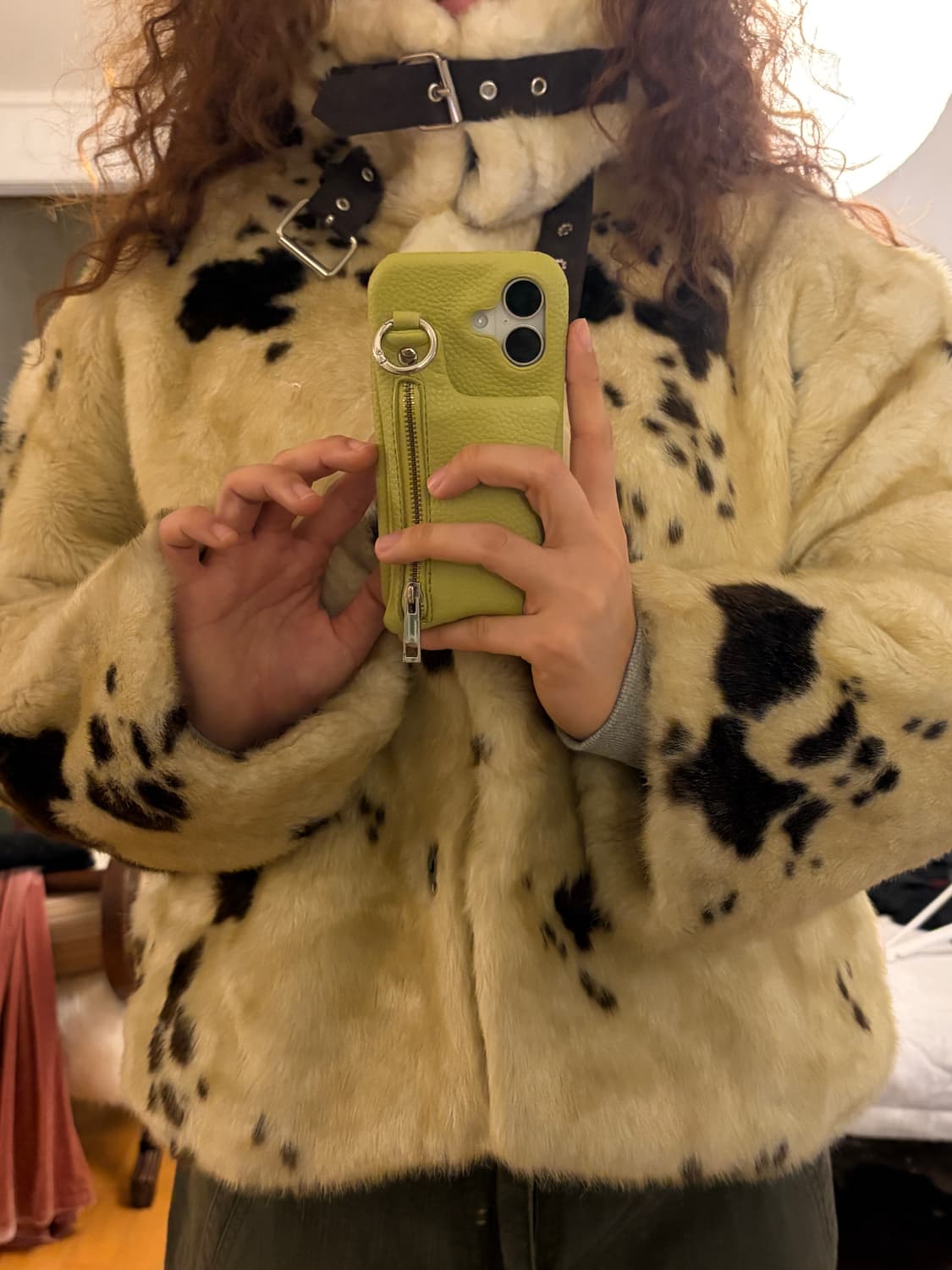 빈티지 카우 퍼 자켓(착용샷O) 상품이미지5