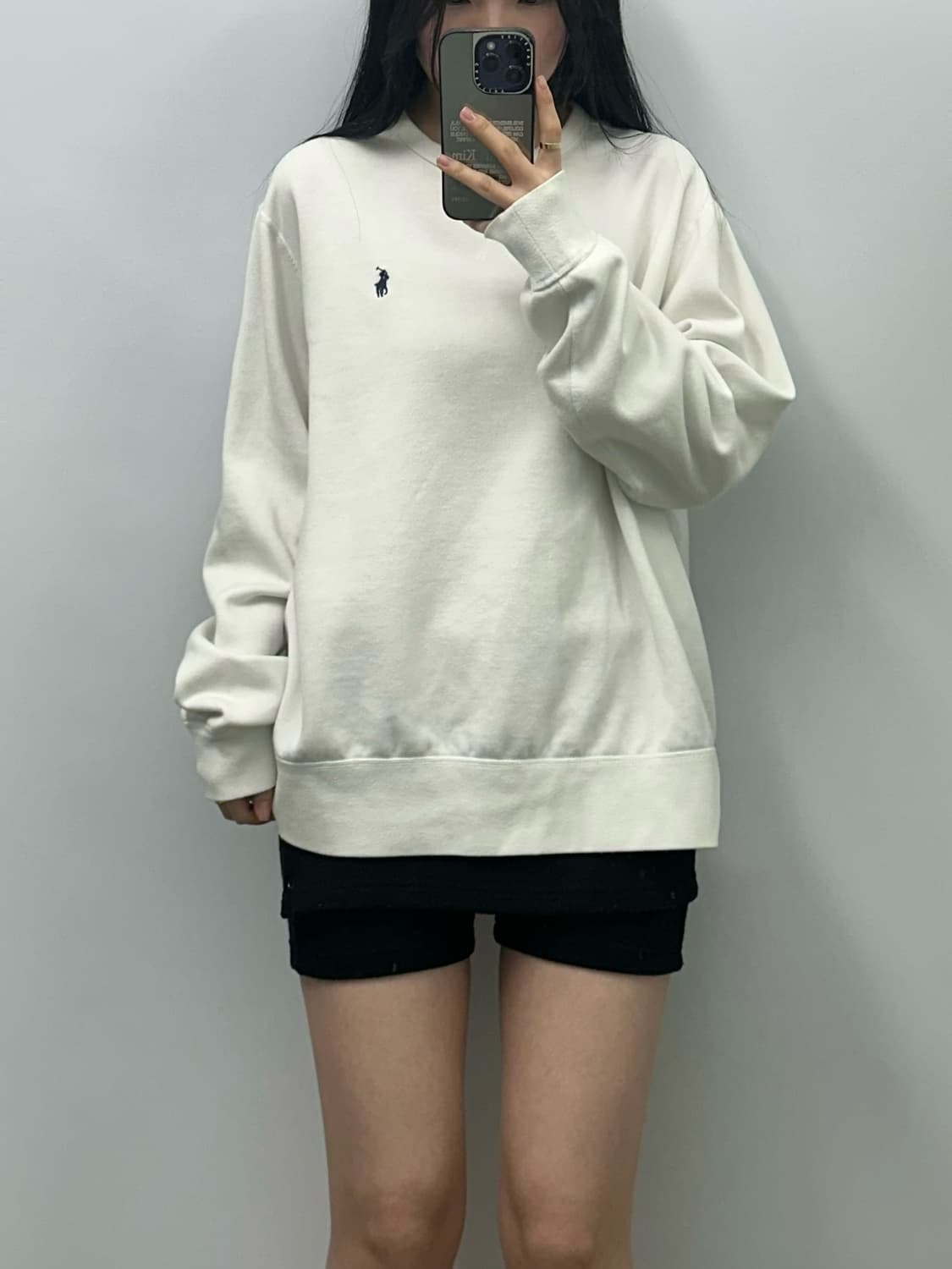 폴로 랄프로렌 신형 화이트 맨투맨 상품이미지1