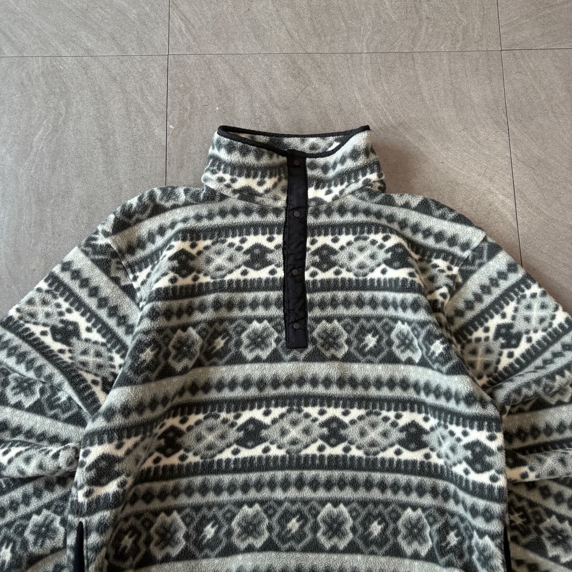 90s L.L.bean 90년대 미국 생산 엘엘빈 아즈텍 플리스 신칠라  상품이미지3