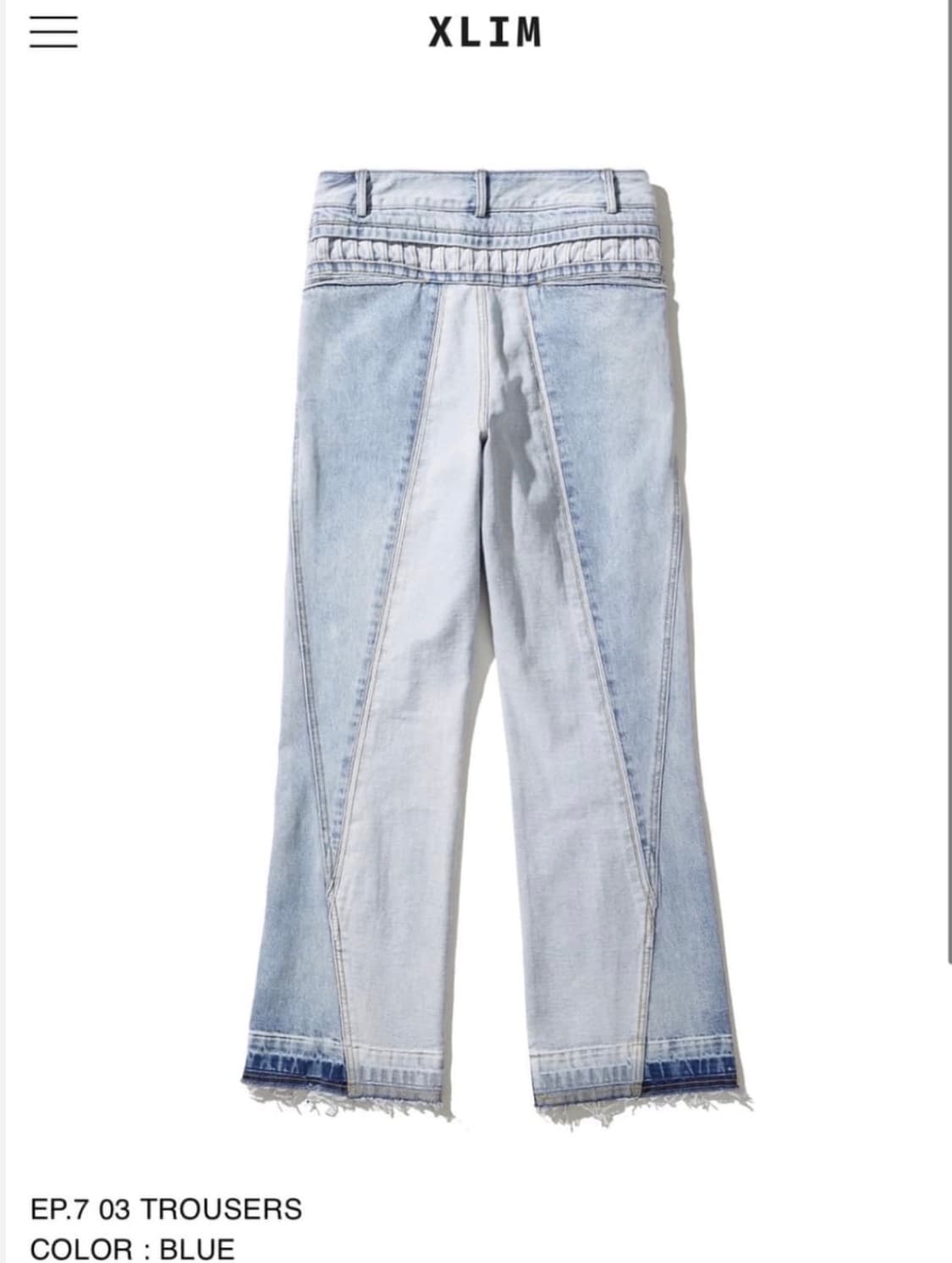 XLIM EP.7 03 trousers 상품이미지1