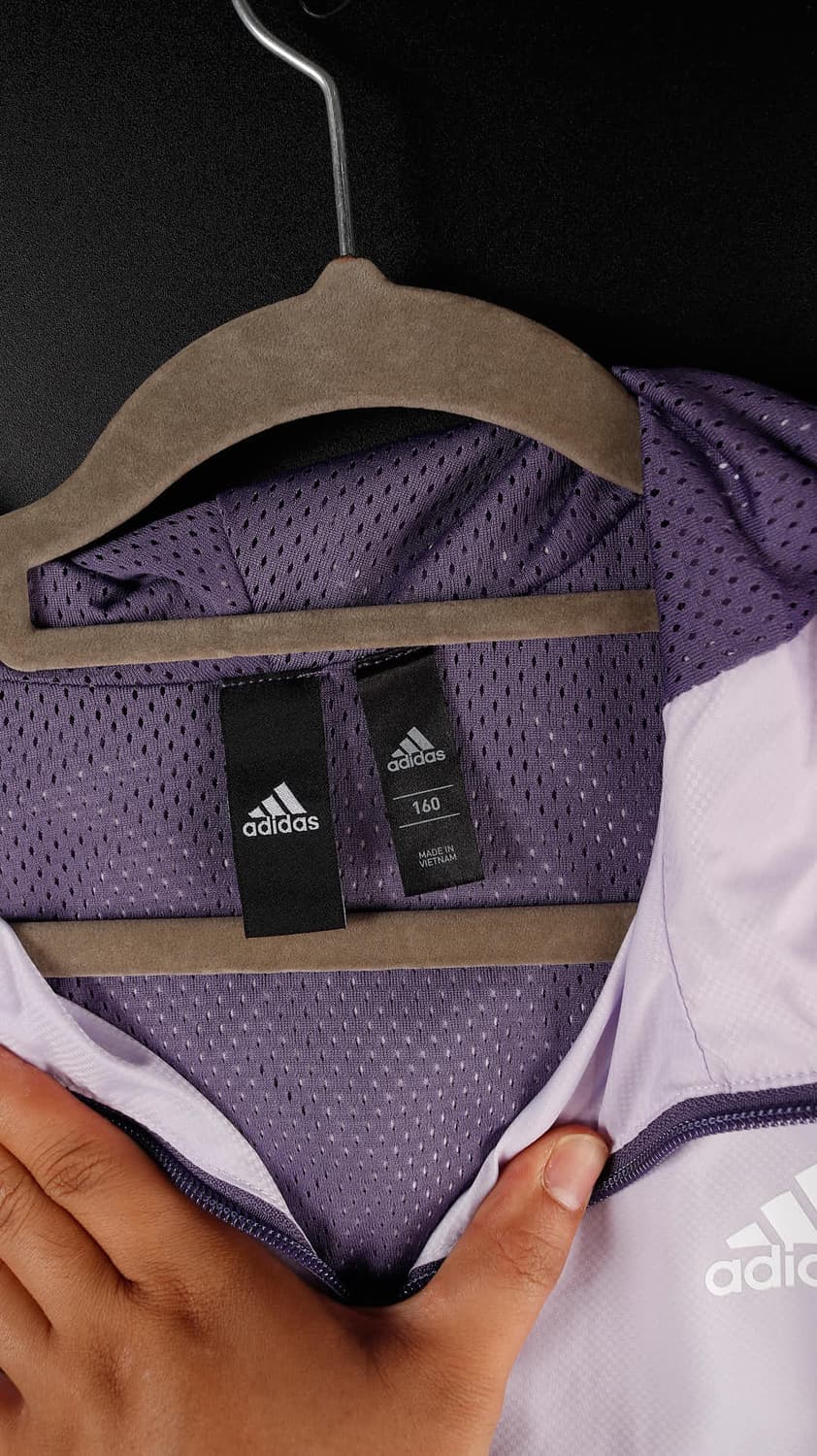 아디다스 연보라색 바람막이 상품이미지5