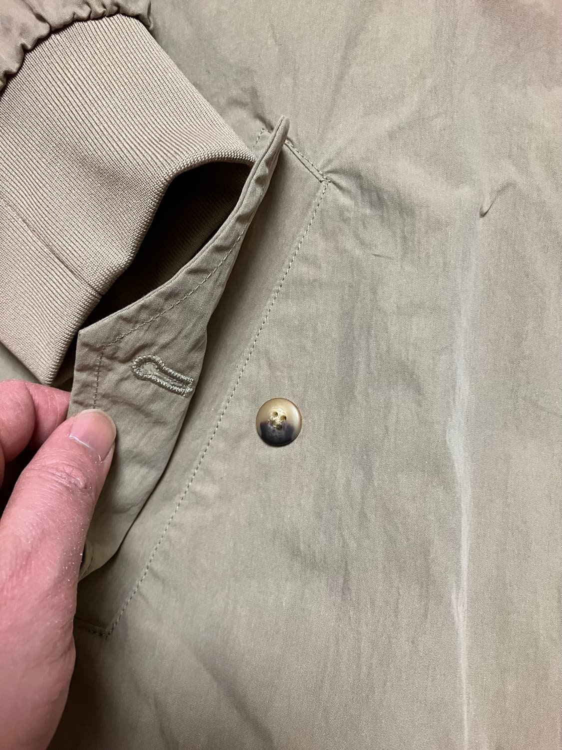 해링턴 자켓 XXL 베이지 상품이미지7