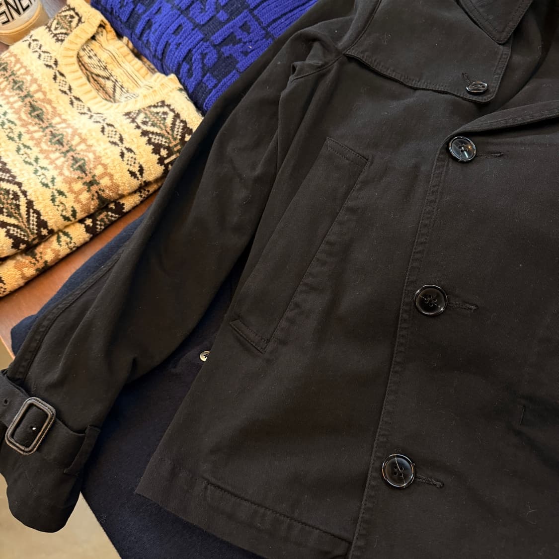 카반드 주카 더블 브레스트 자켓 견장 MADE IN JAPA 상품이미지4