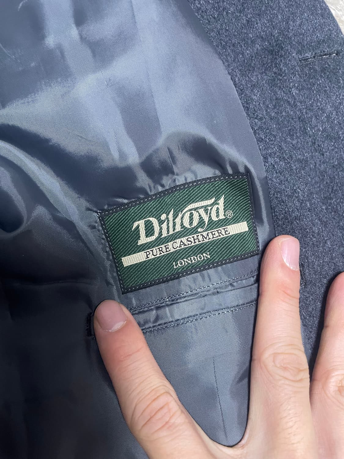 일본판 DILROID 캐시미어 100프로 블레이저 사이즈 105 상품이미지4