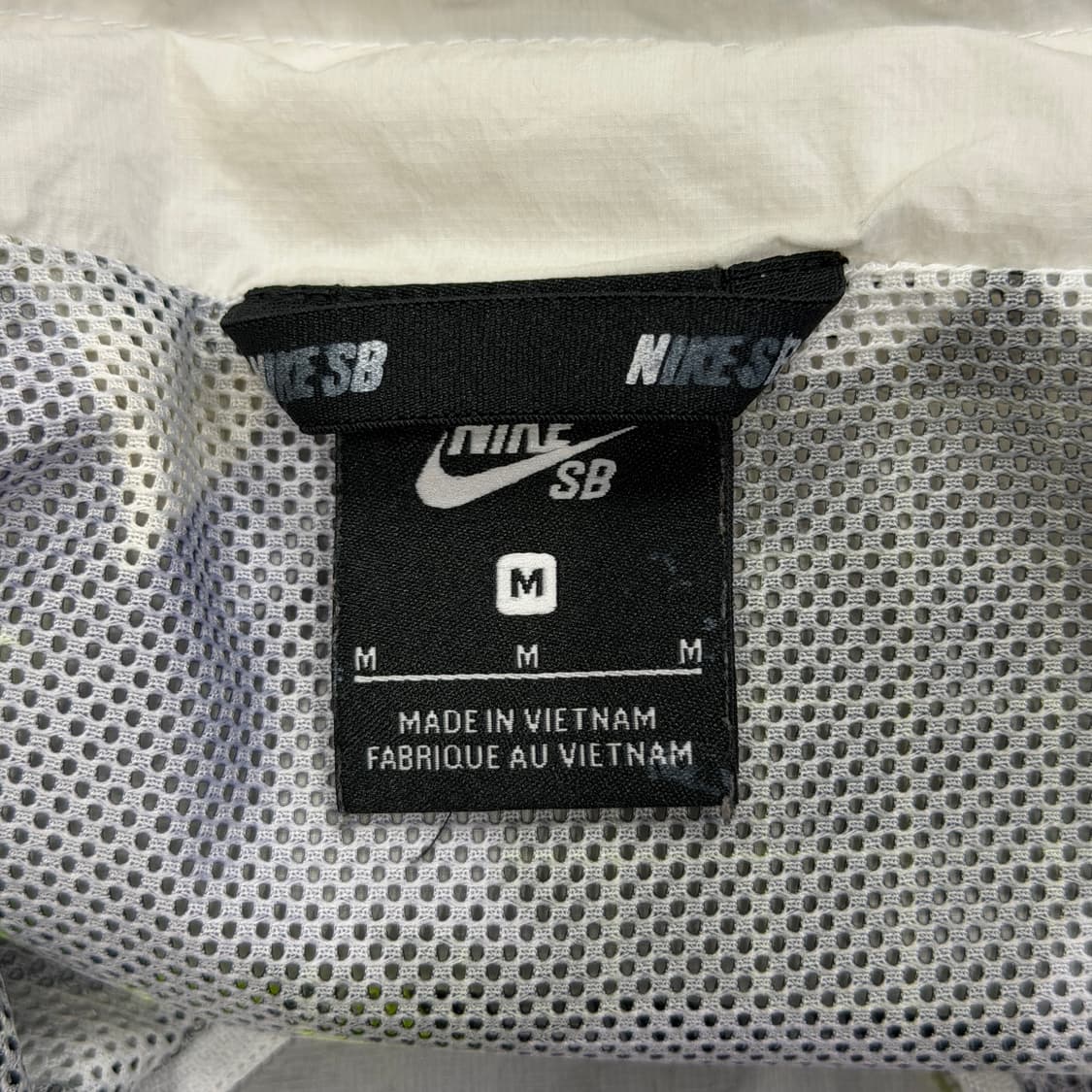 나이키 SB 플로럴 아노락 바람막이 자켓 화이트블랙 M 상품이미지5