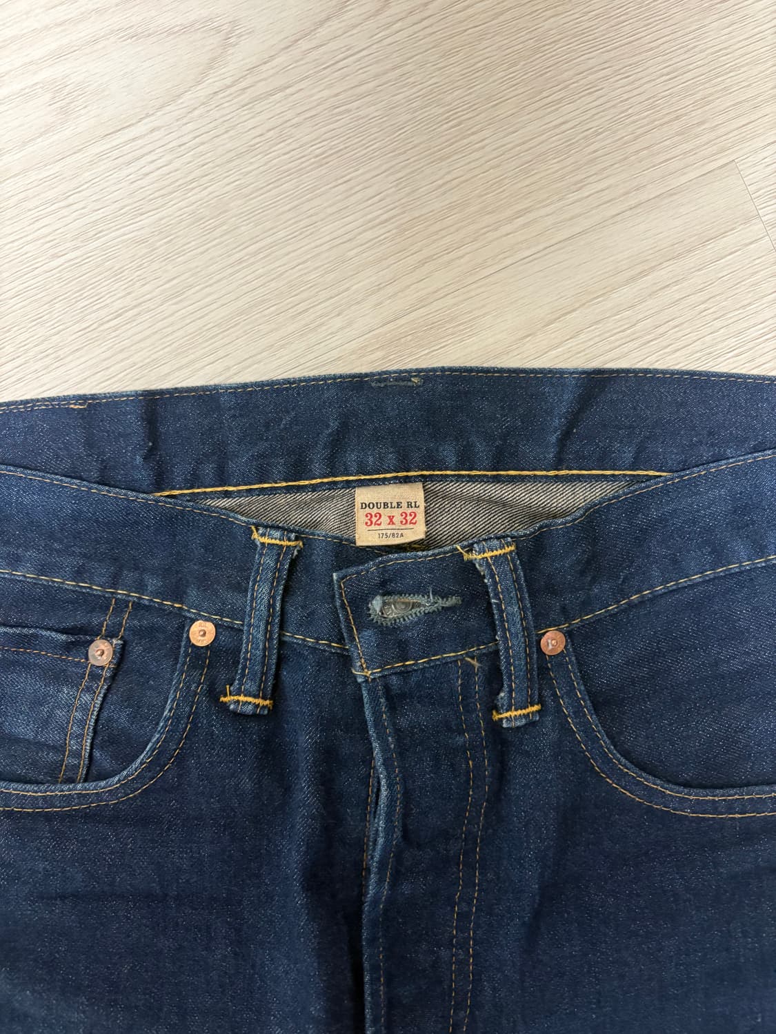 RRL 스트레이트 원워시 32/32 사이즈 상품이미지4