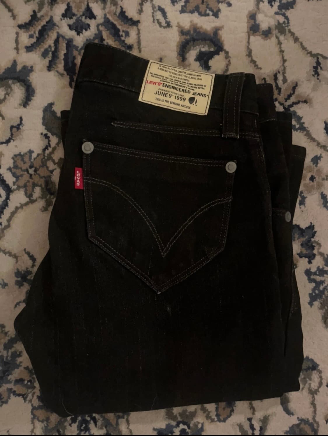 Levis 로우라이즈 엔지니어드 플레어진 상품이미지1