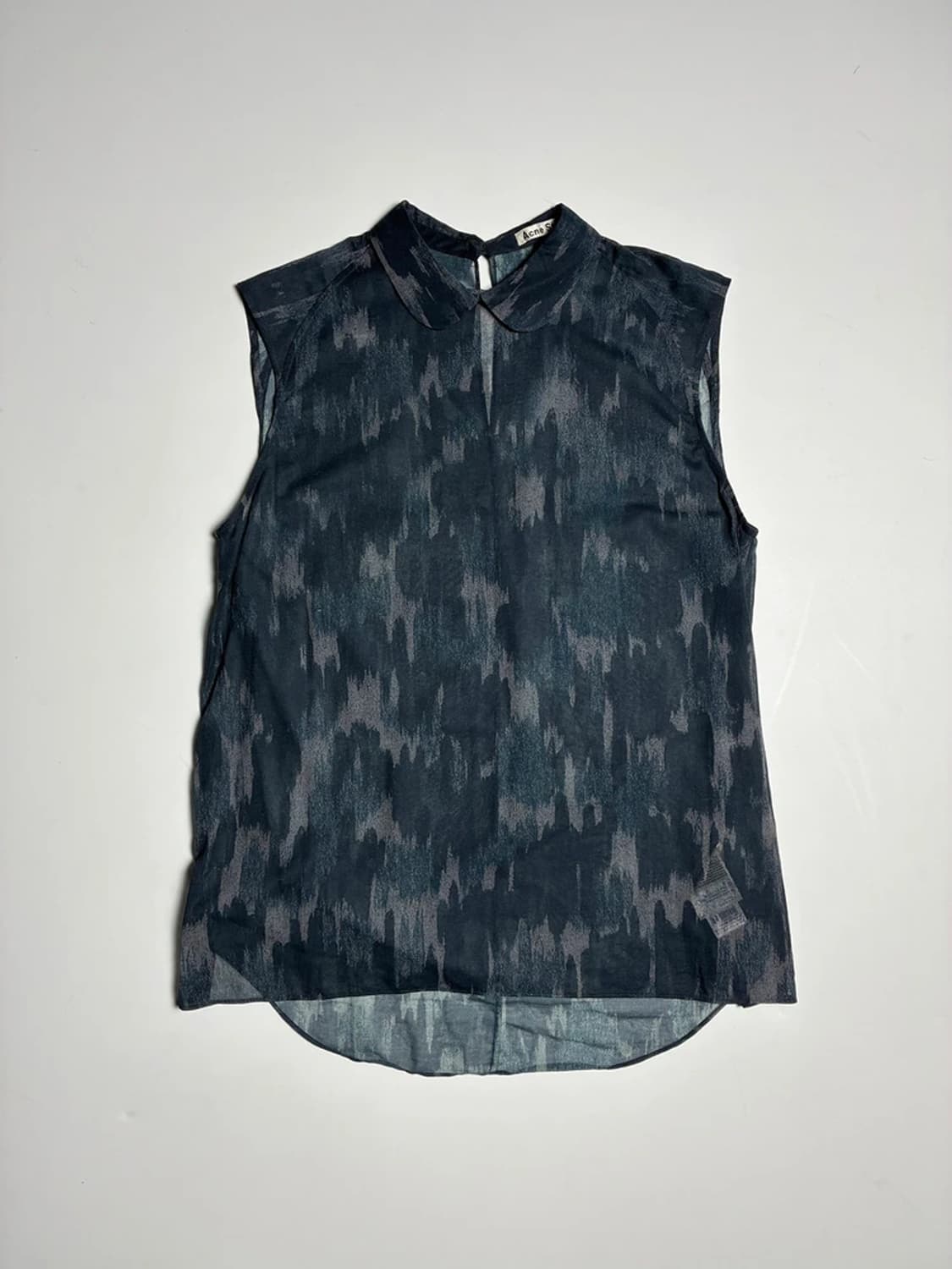 아크네스튜디오 패턴 블라우스 슬리브 리스 R1279 상품이미지1
