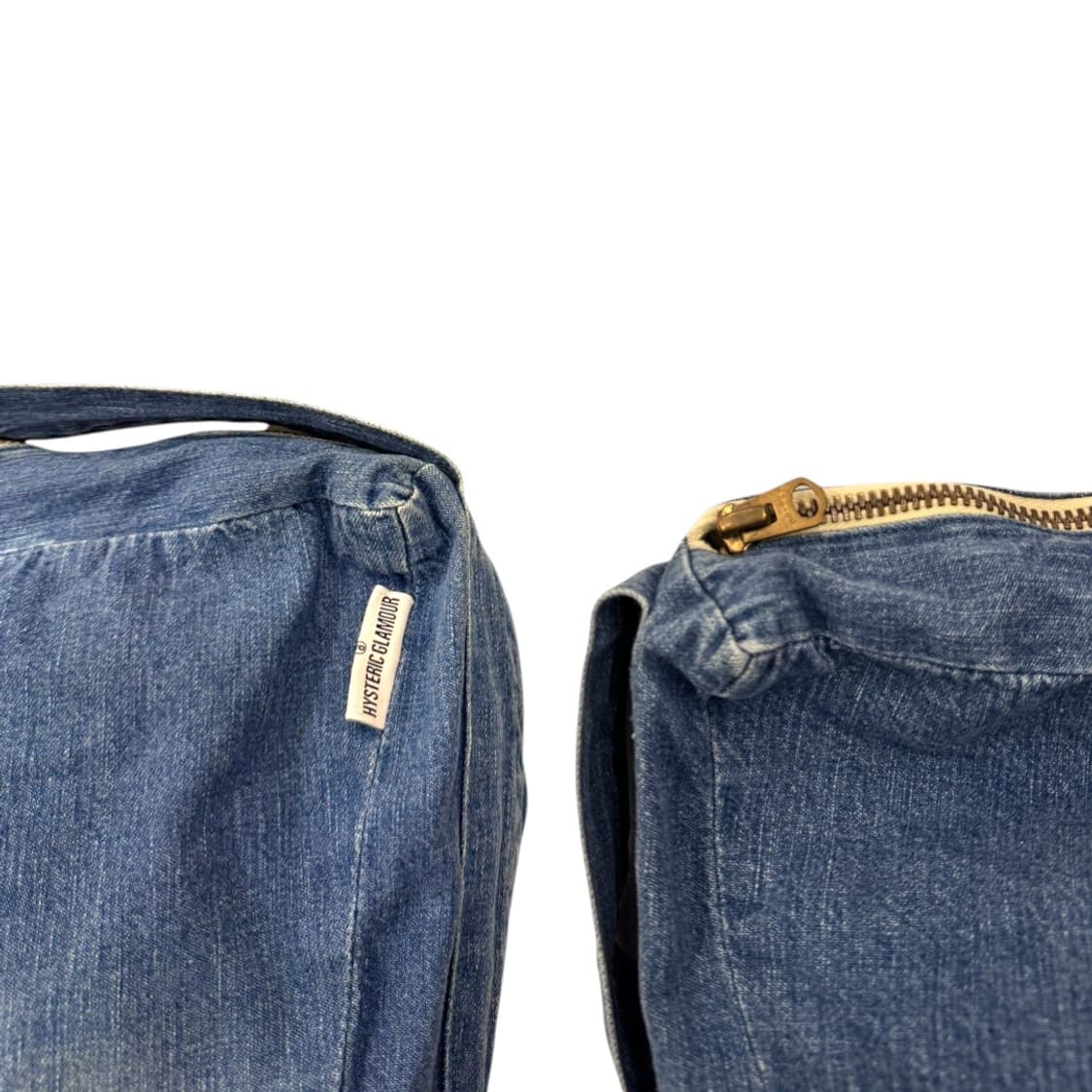 히스테릭글래머 x H.UNIT 데님 숄더백 블루 상품이미지6