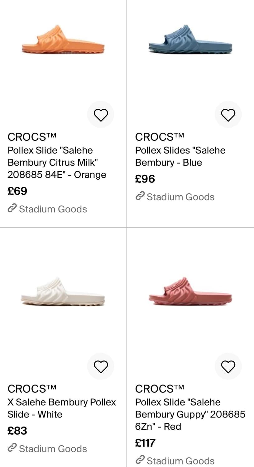 크록스 x 살레헤 슬라이드(허클) 상품이미지4