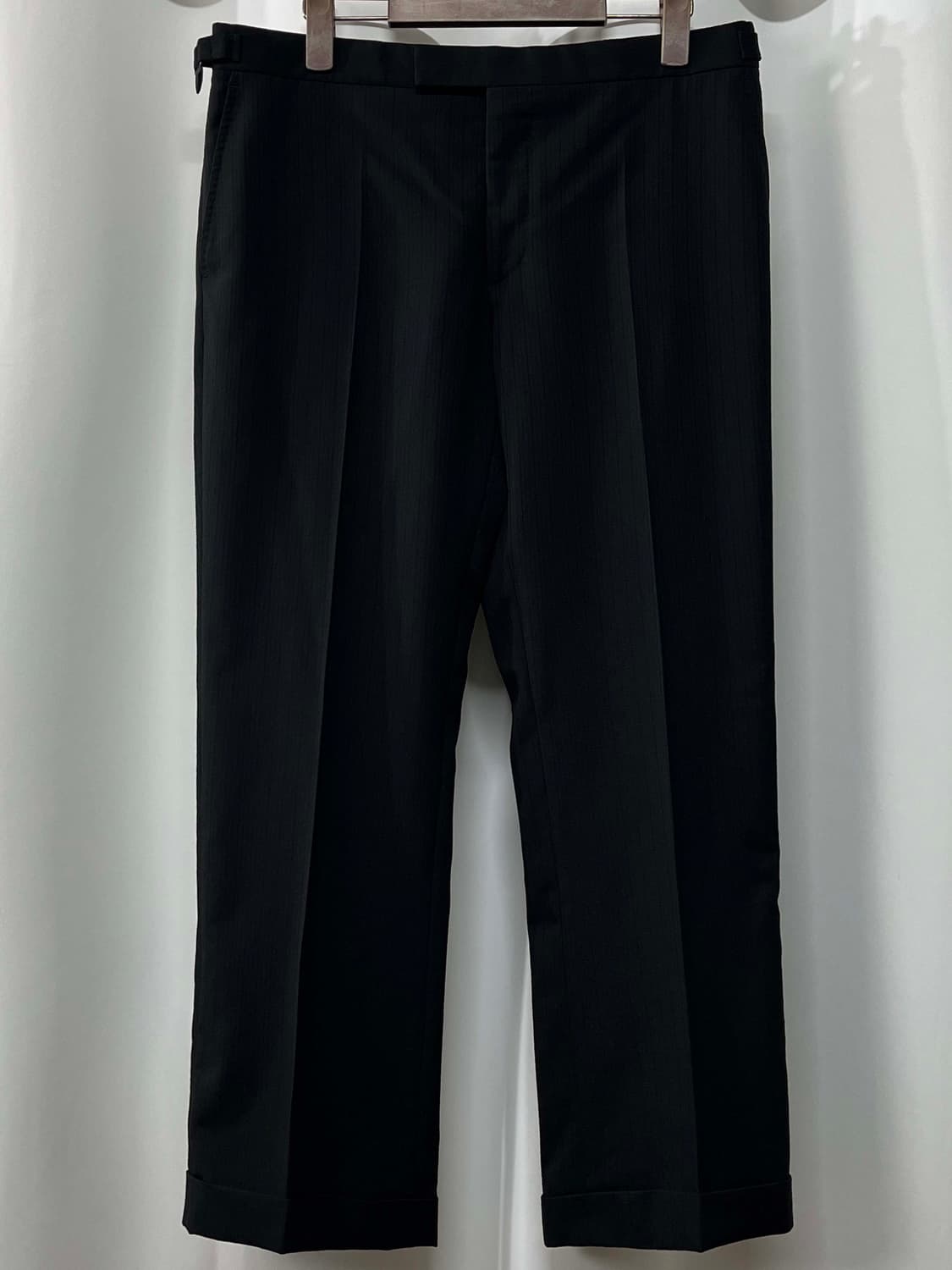 폴로 랄프로렌 이태리 메이드 블랙라벨 어드저스트 트라우저 울 팬츠 상품이미지1