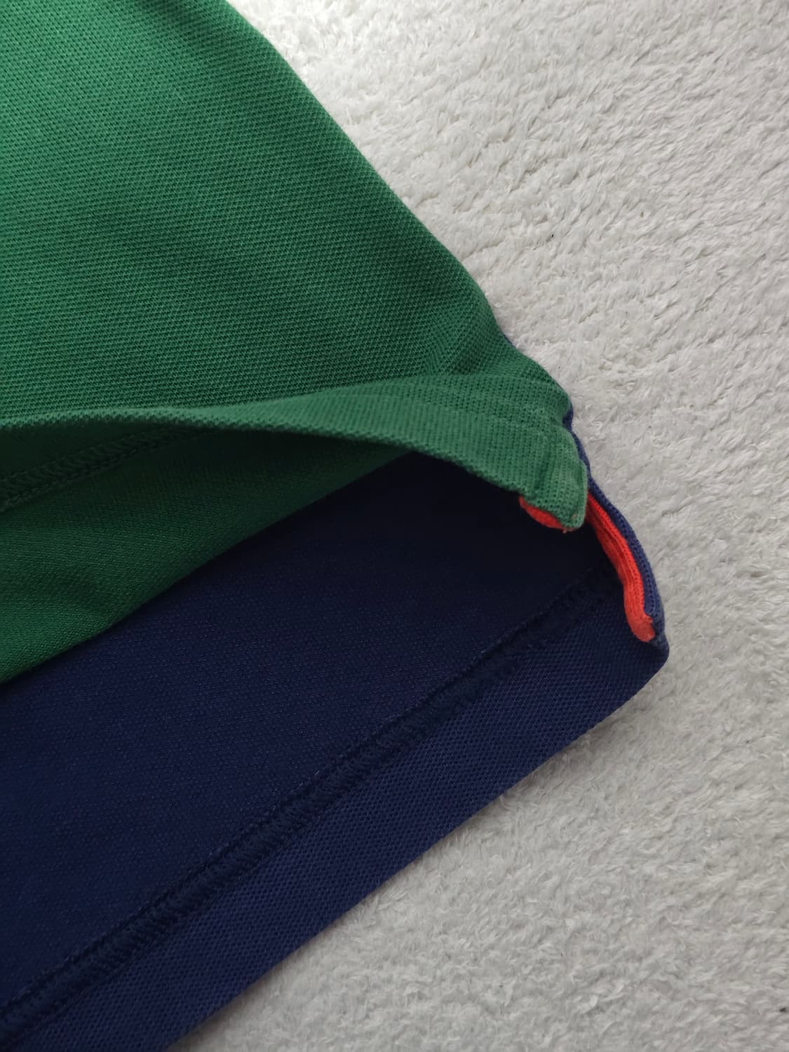 라코스테 Lacoste 멀티컬러 슬림핏 반팔 카라티셔츠 XL 상품이미지3