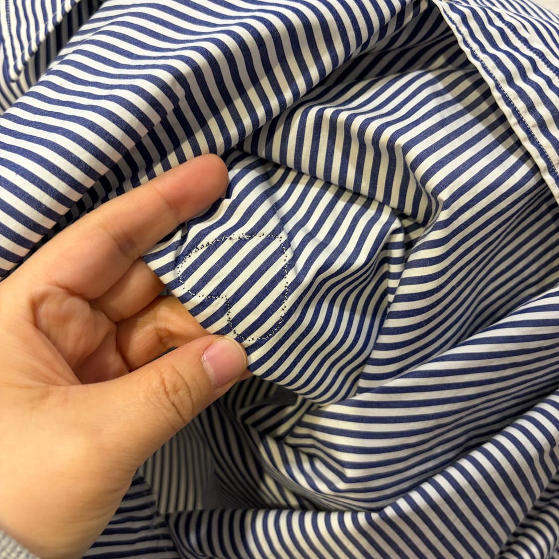 꼼데가르송 플레이 스트라이프 셔츠 상품이미지8