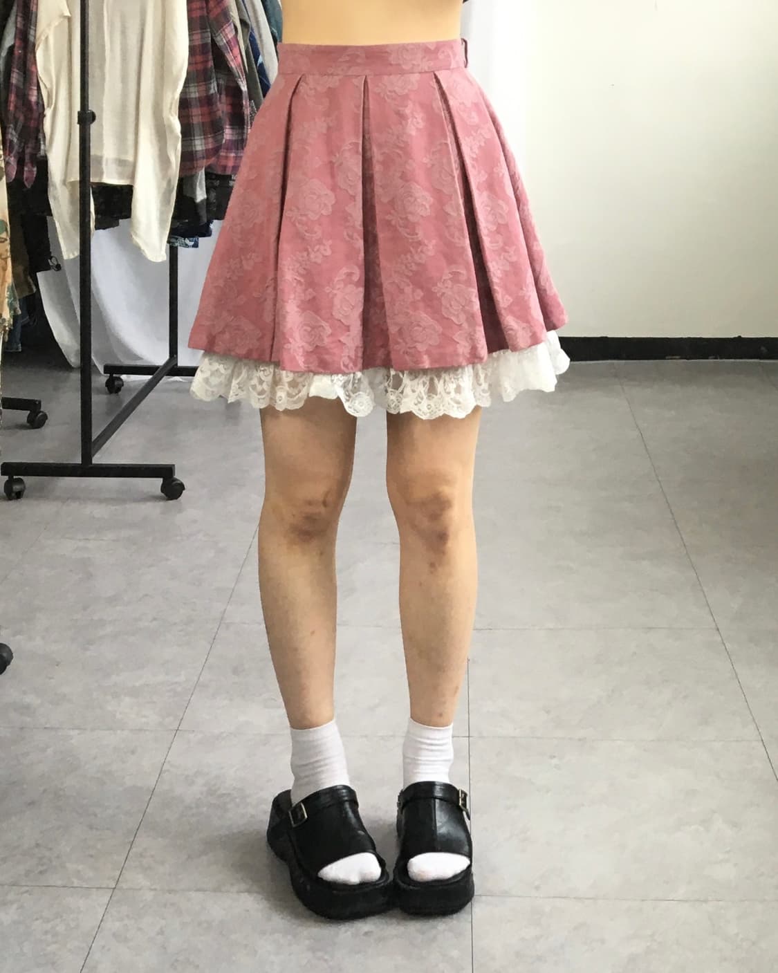 Flower pattern skirt 상품이미지4