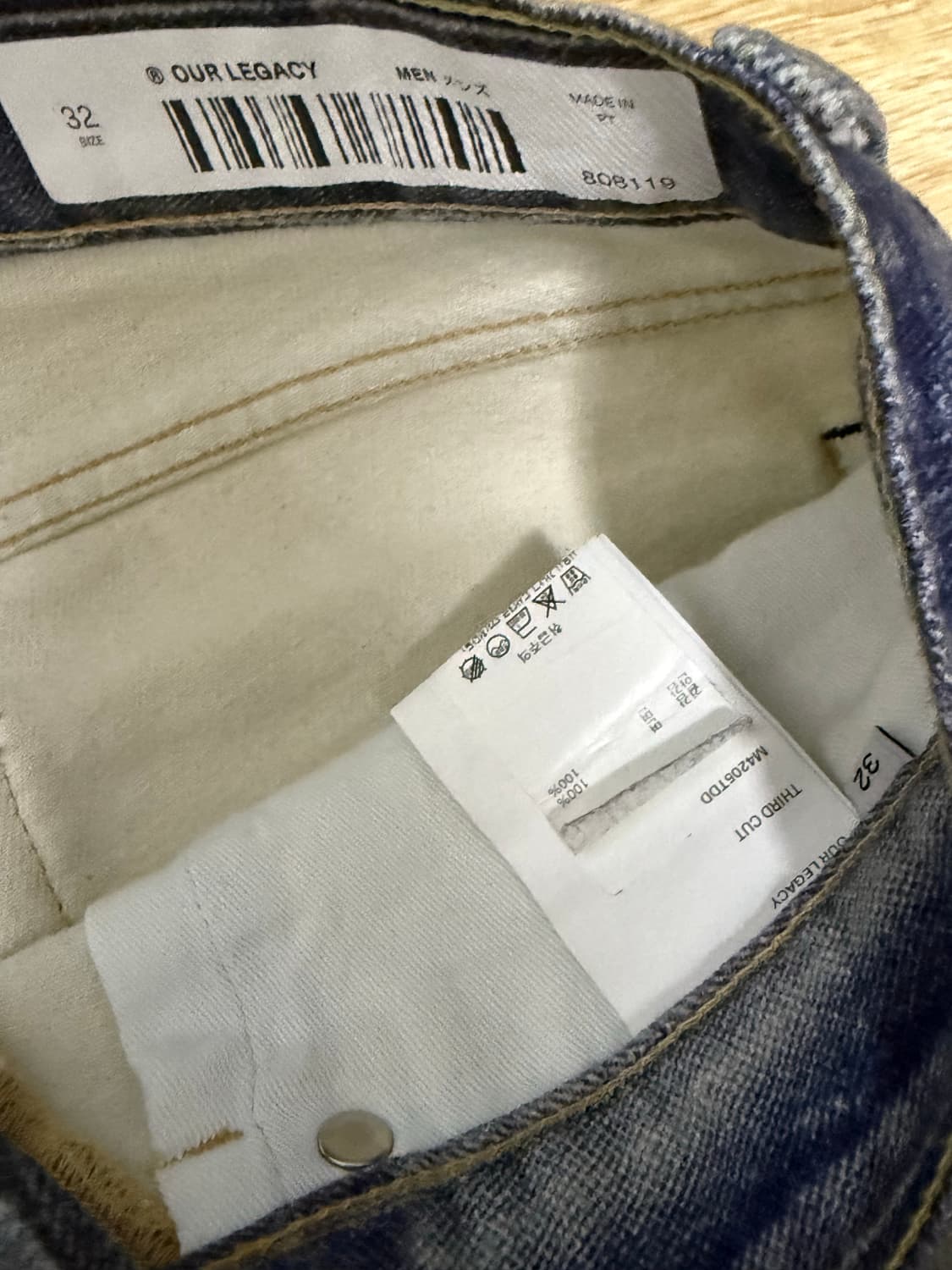 아워레가시 써드컷 32size 판매 상품이미지4