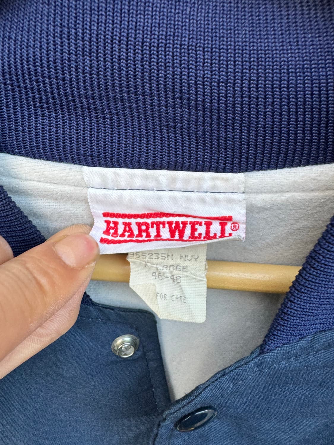 80s hartwell 포드 트럭 사틴 코튼 바시티 자켓 XL 상품이미지5