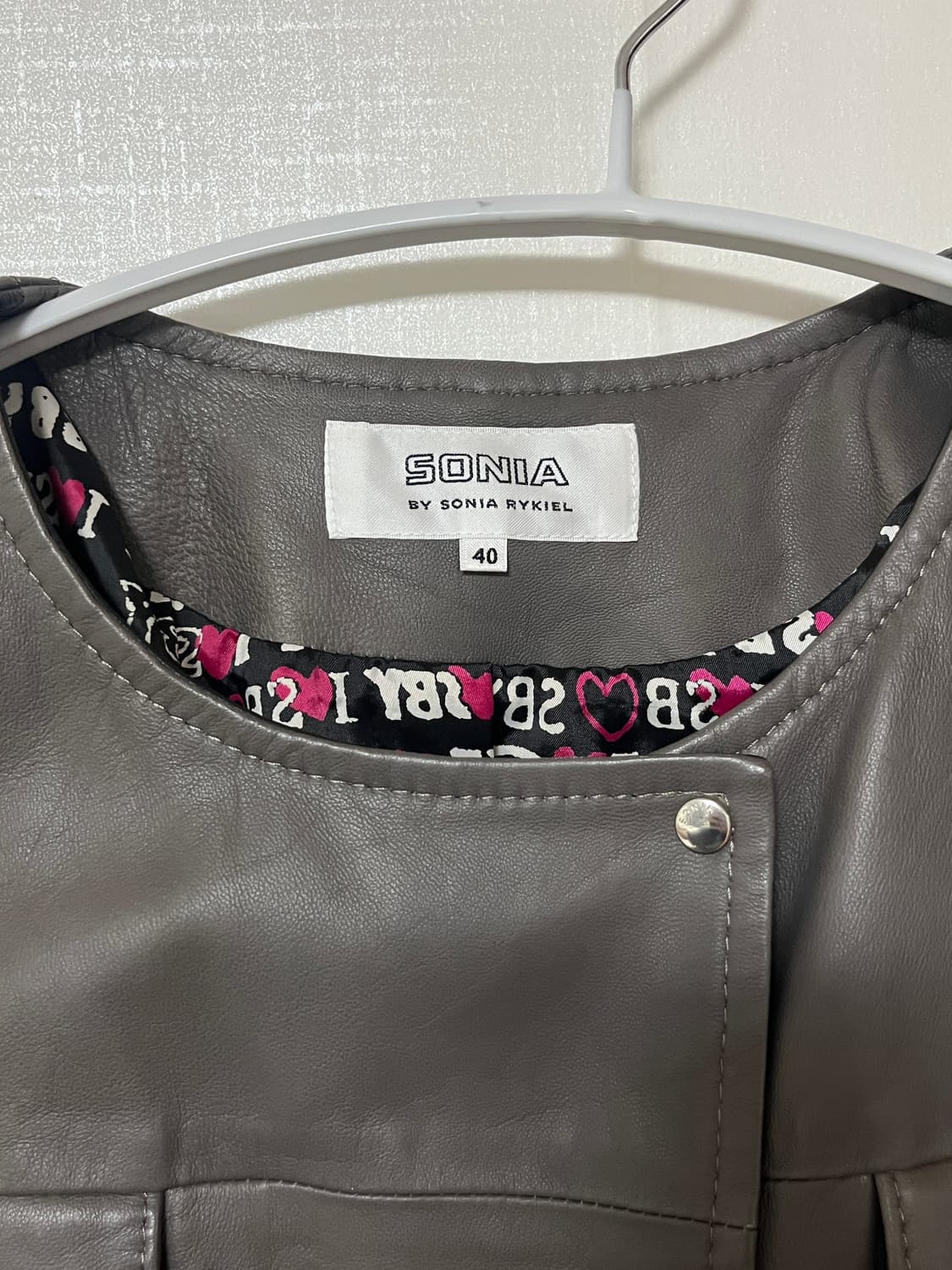 소니아리키엘 레더자켓 상품이미지4