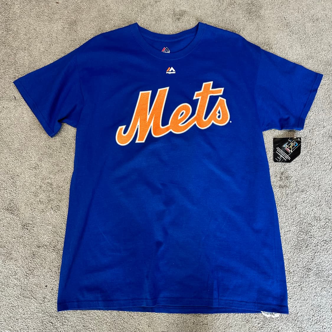 마제스틱 뉴욕 메츠 팀 티보 프린팅 반팔티L 상품이미지1