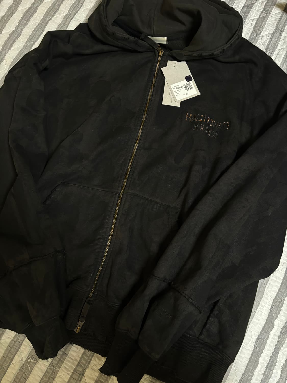 언더마이카 코티드 후드집업 상품이미지1