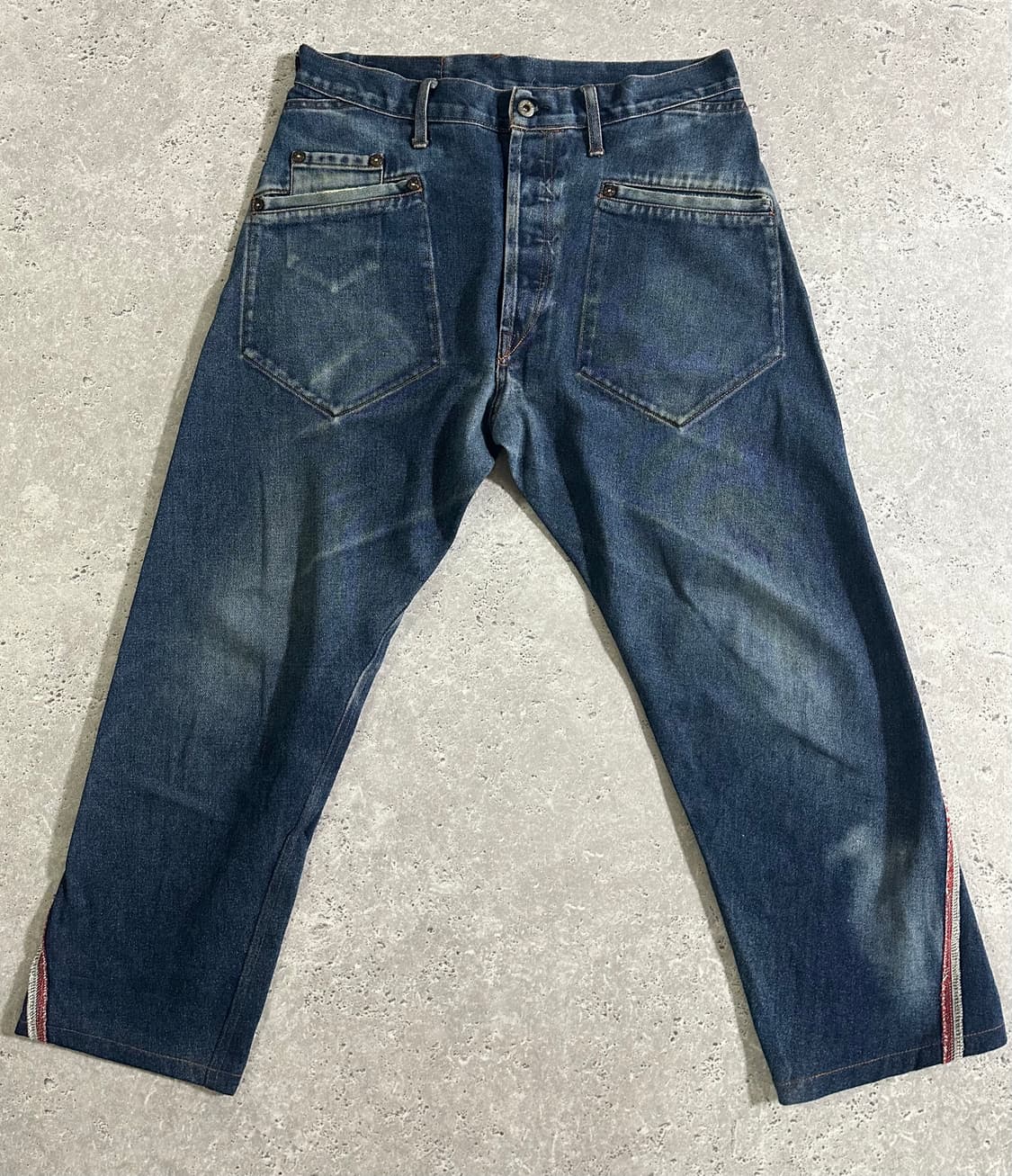 00s EVISU 0455 자수 새깅 데님 /709 상품이미지2