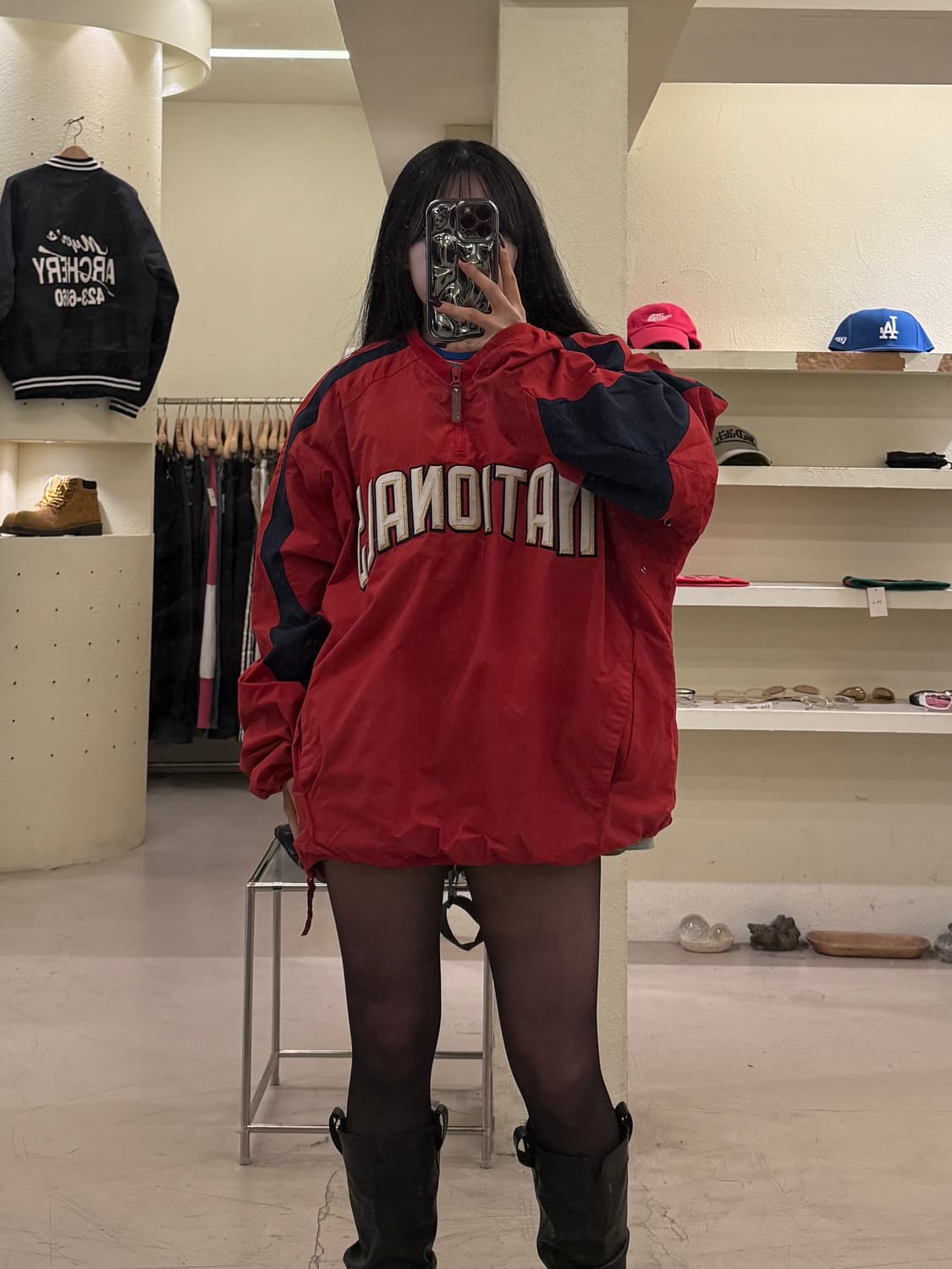 마제스틱 쿼터 지퍼 풀오버 바람막이 자켓 U1454 상품이미지1