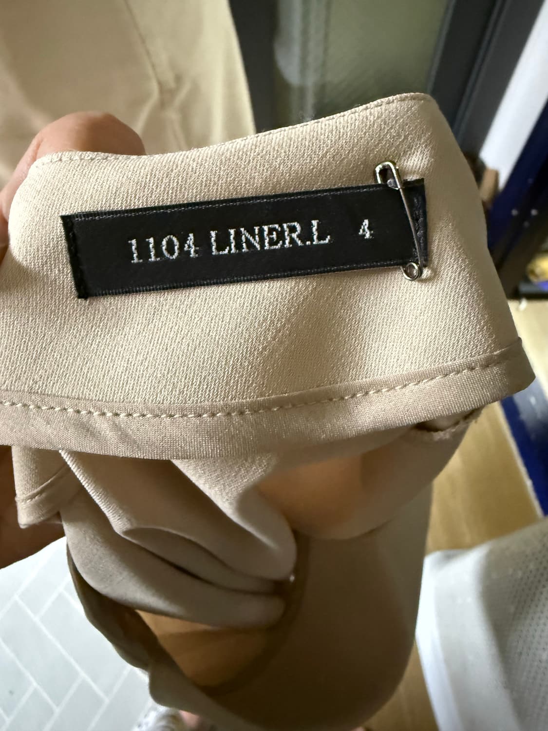 1104라이너 슈퍼린짱 베이지 린넨 셋업 상품이미지4