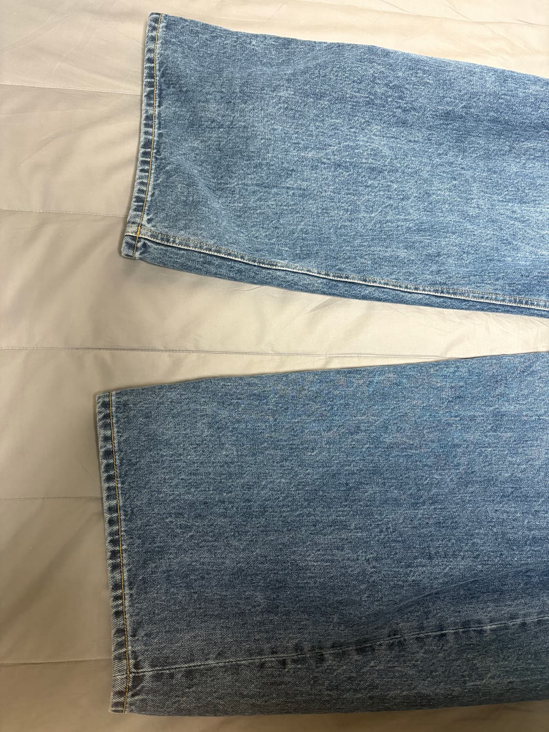 해칭룸 커브드진 워시드 블루 4사이즈 상품이미지4