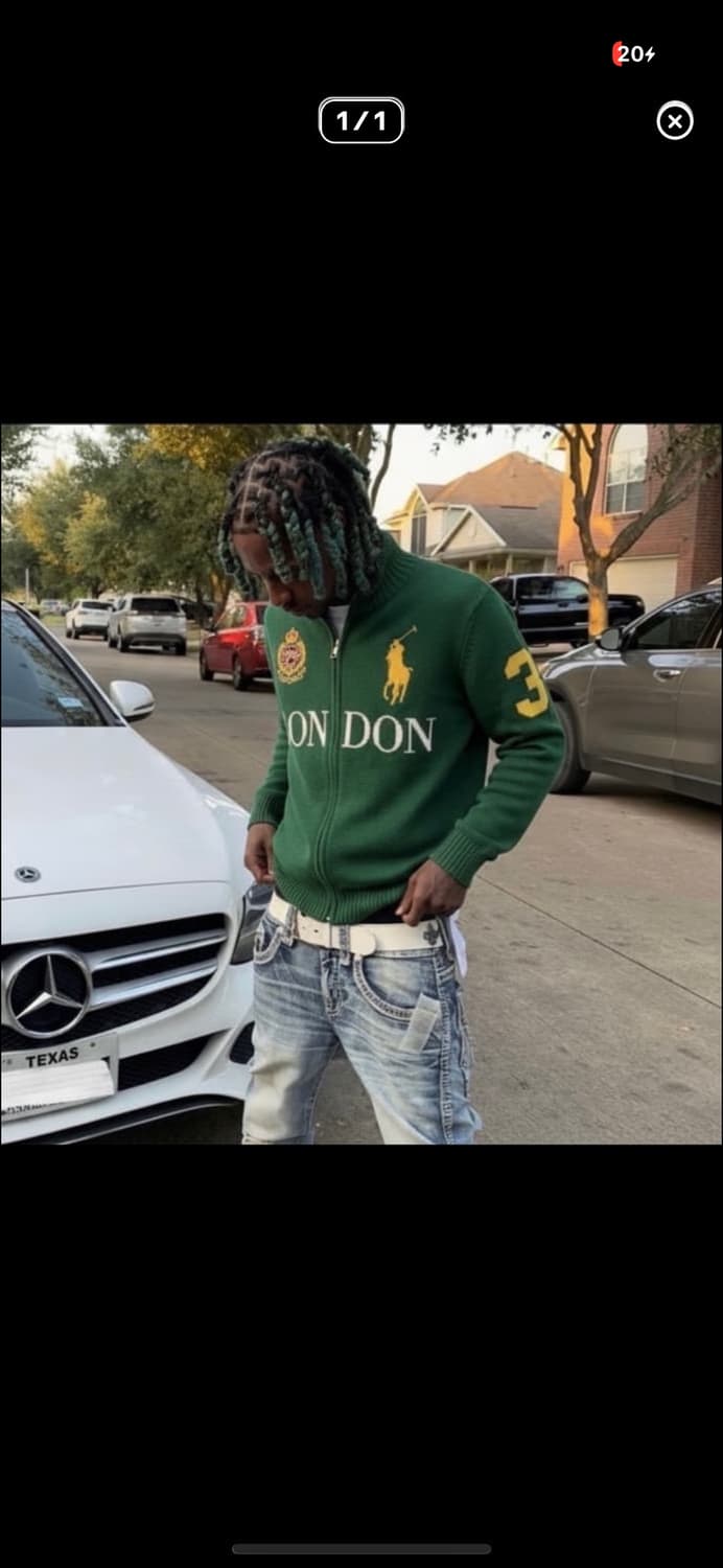 폴로 빅포니 치프키프 런던 니트집업 상품이미지1