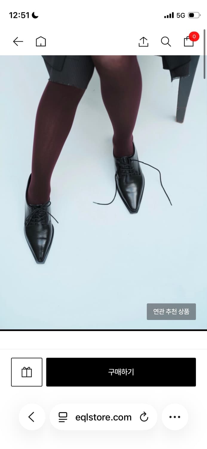 잡화룸 스티치 클래식 더비 로퍼 상품이미지7