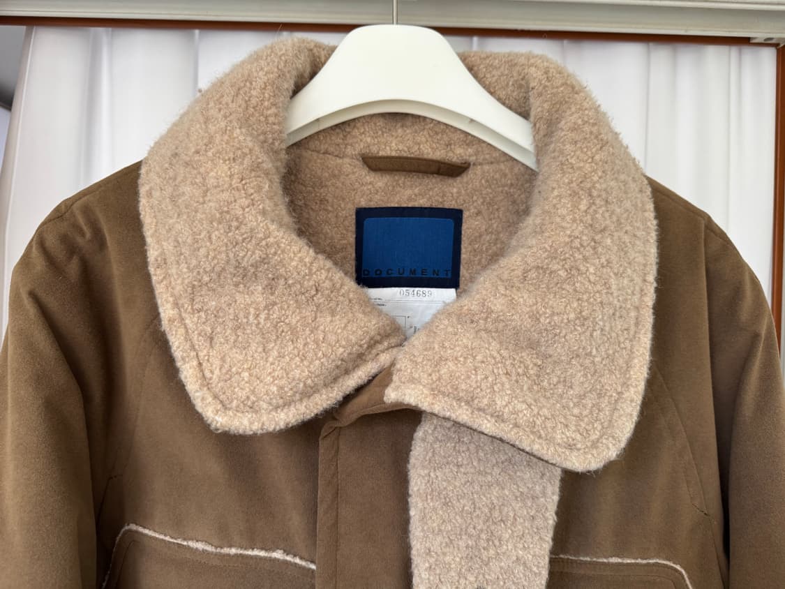 도큐먼트 /비건스웨이드 빅포켓 자켓 올리브 / M 상품이미지4