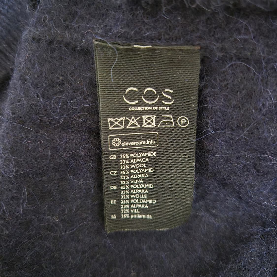 Cos 남색 가디건 M 상품이미지3