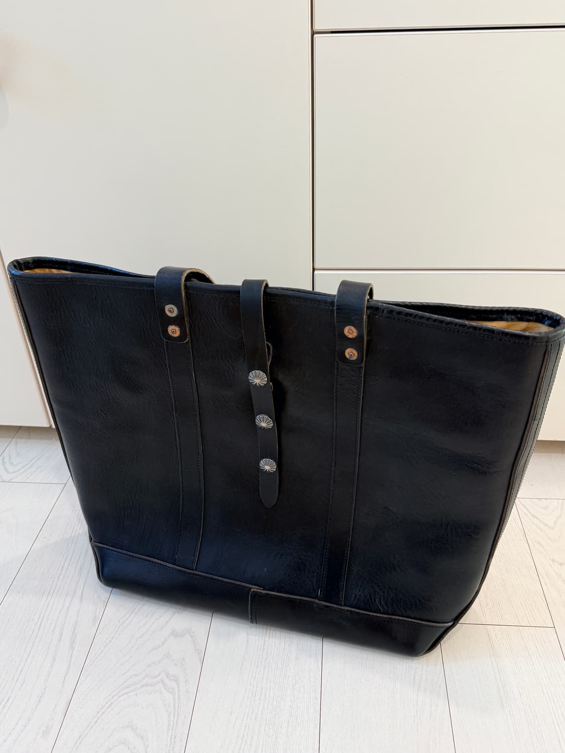 RRL 콘초 레더 토트백 숄더백 상품이미지1