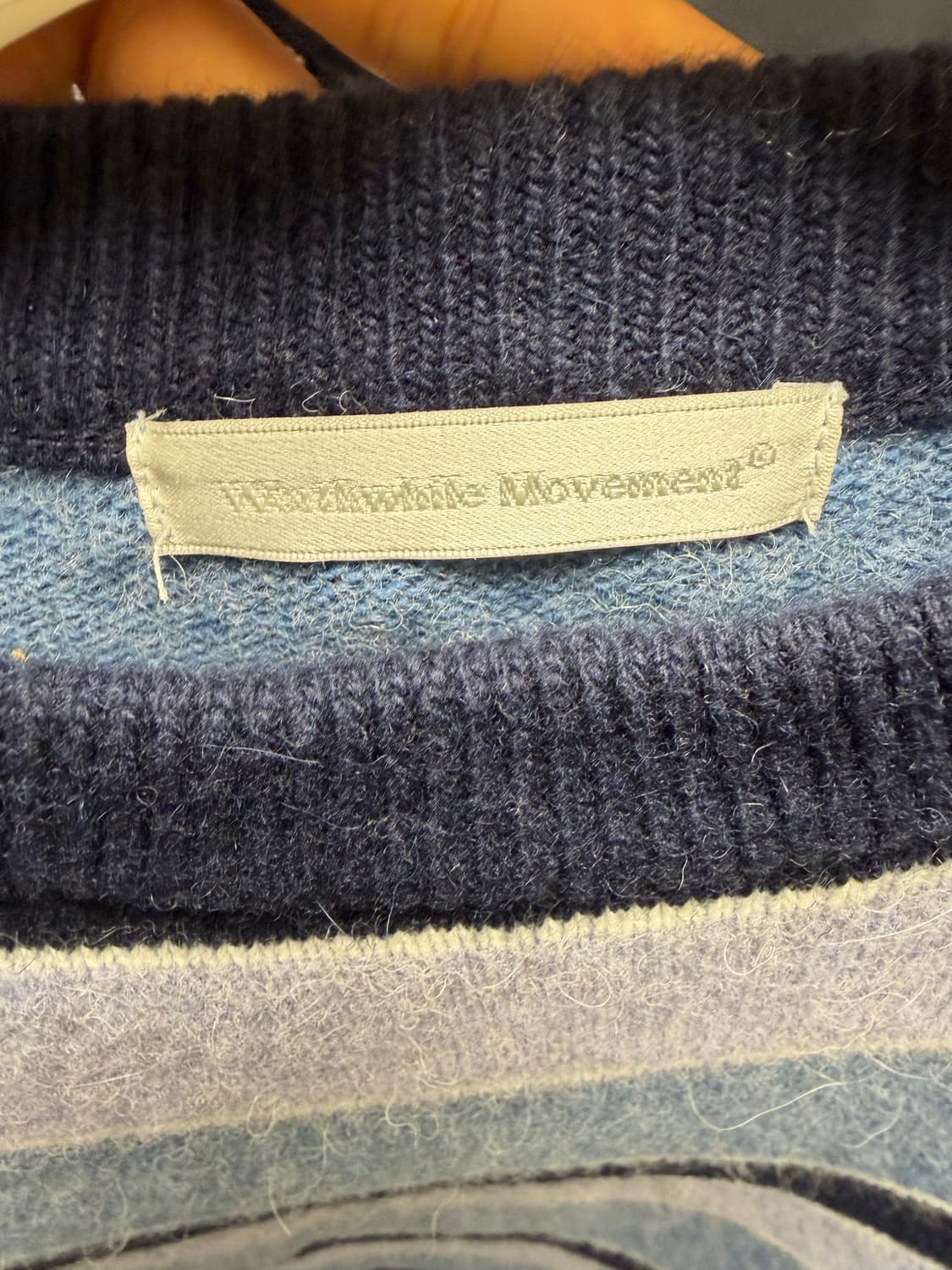 월스와일무브먼트 알파카 멀티 니트 2사이즈 상품이미지3