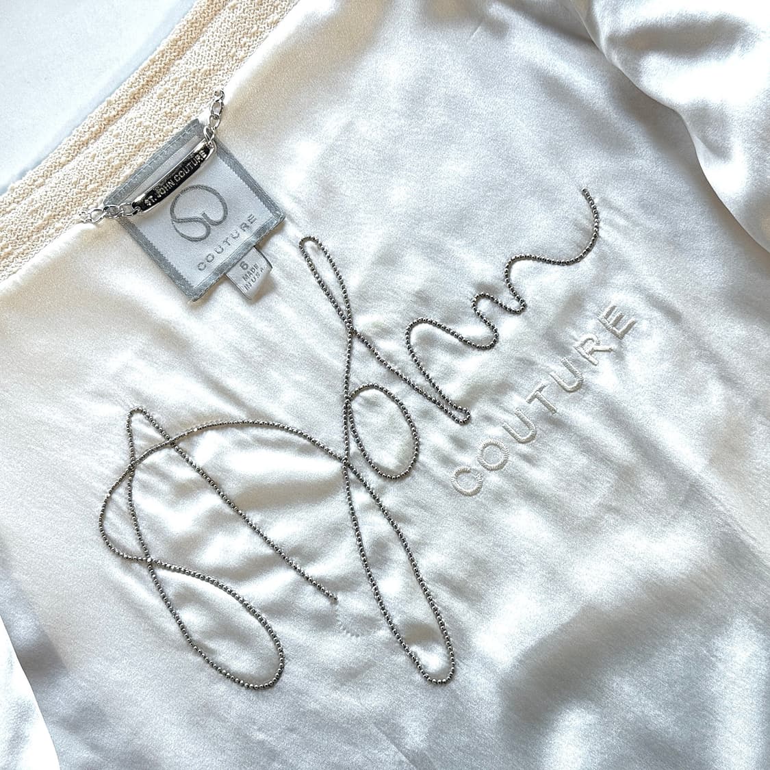 센존 꾸뛰르 트위드 자켓 스커트 투피스 상품이미지4