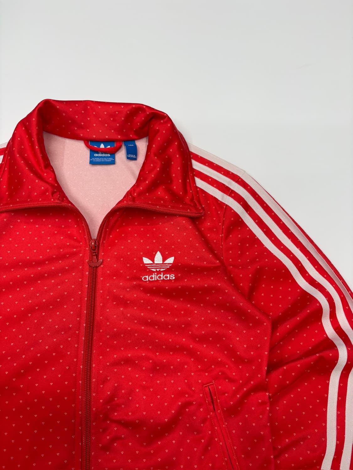 Adidas 아디다스 오리지널스 파이어버드 도트 트랙탑 레드 져지 상품이미지2