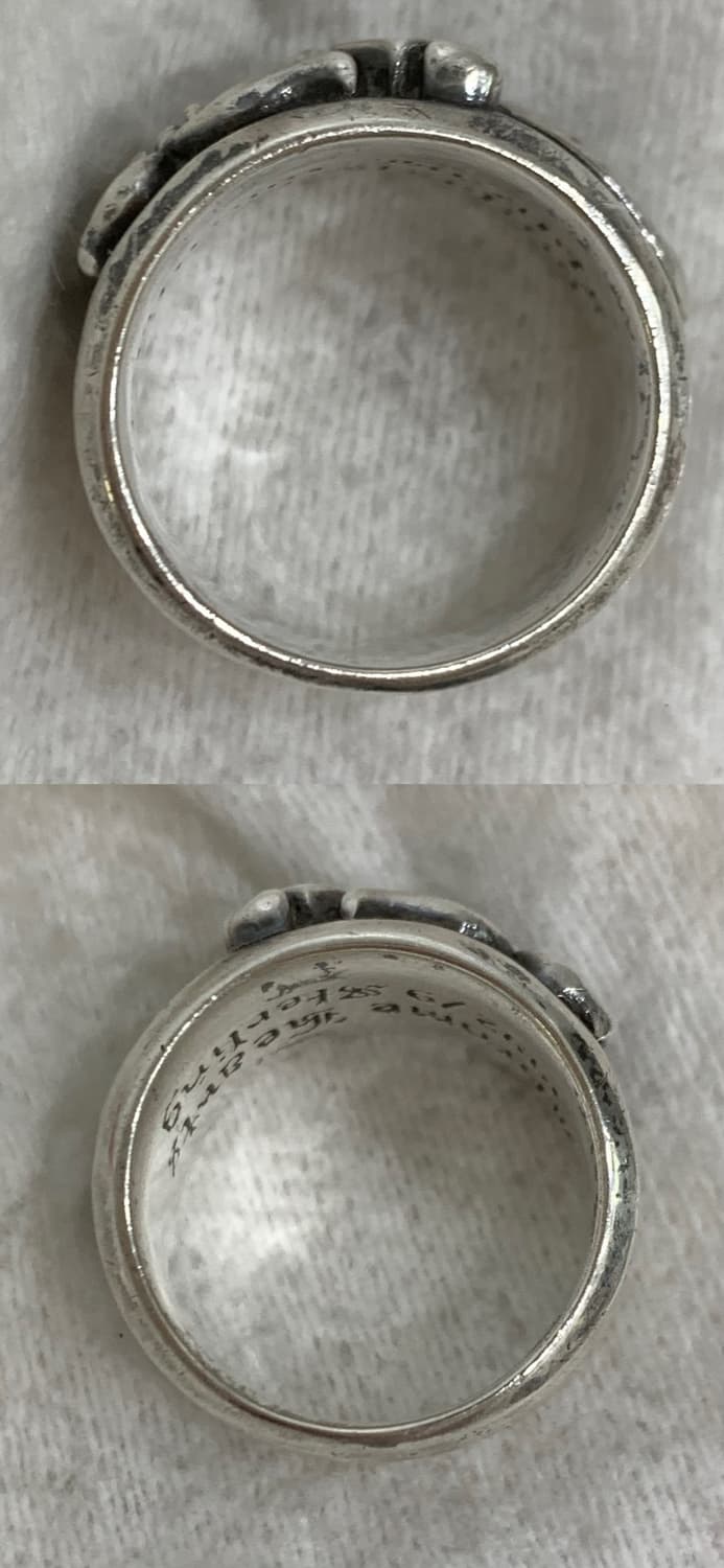 [국내 19호] 크롬하츠 대거링 실버 은 반지 상품이미지5