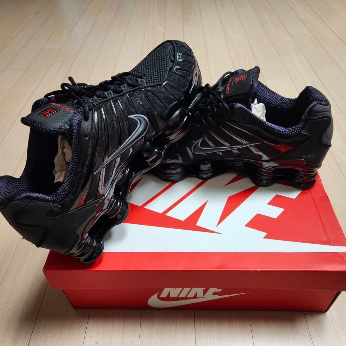 [새제품] 나이키 샥스 TL 블랙 (BV1127-001) /270 상품이미지2