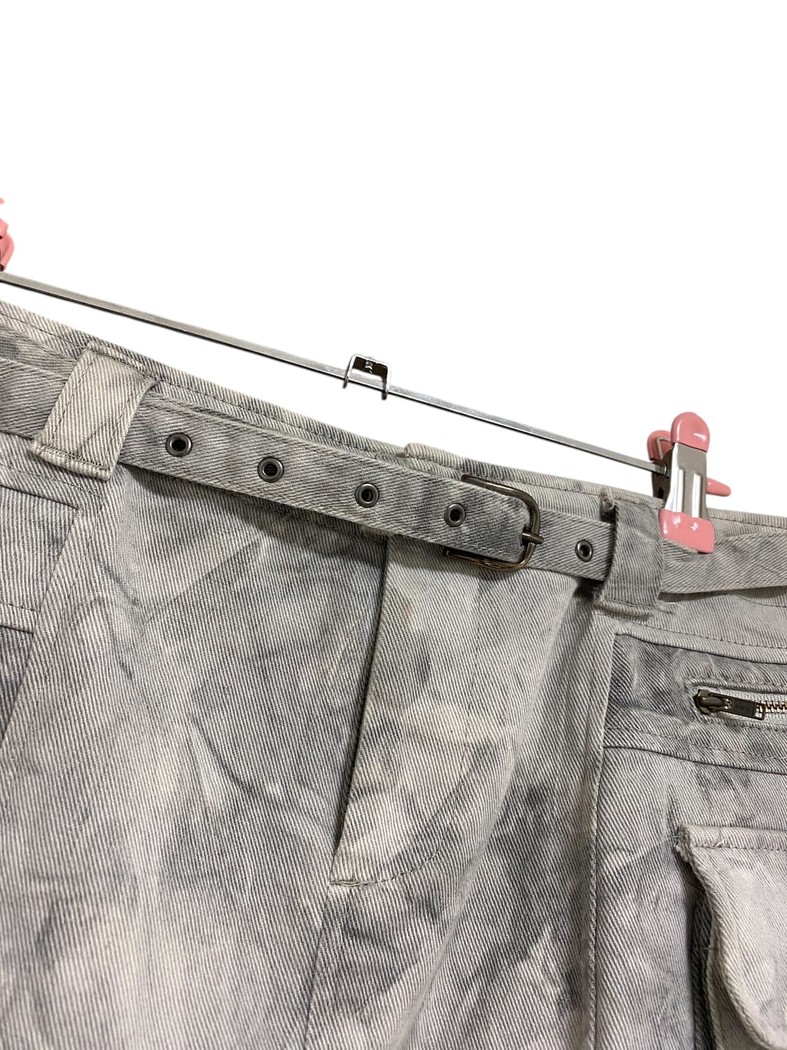 Gray marble belt cargo skirt  상품이미지2