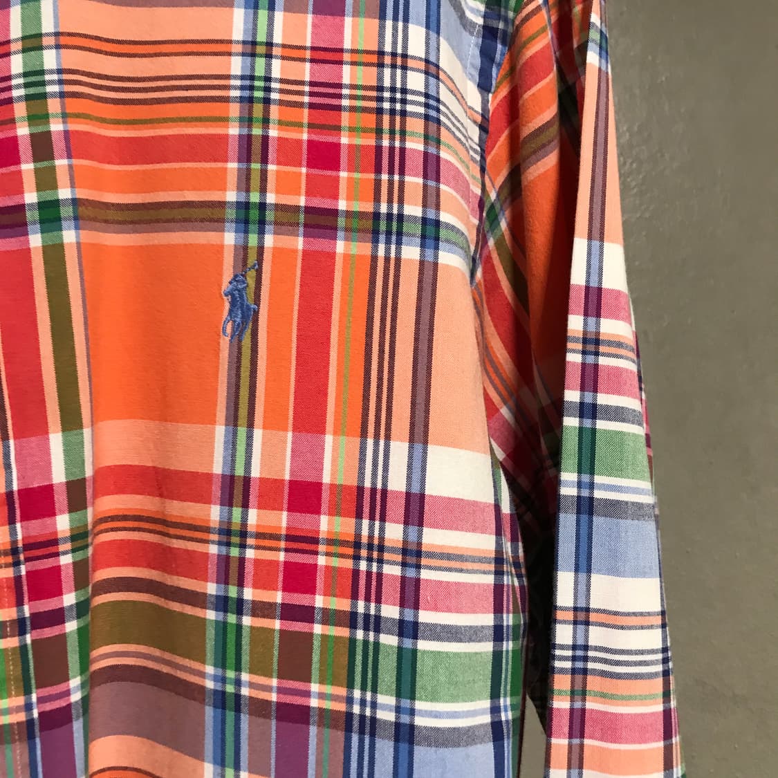 폴로 랄프로렌 체크 셔츠 M 상품이미지4