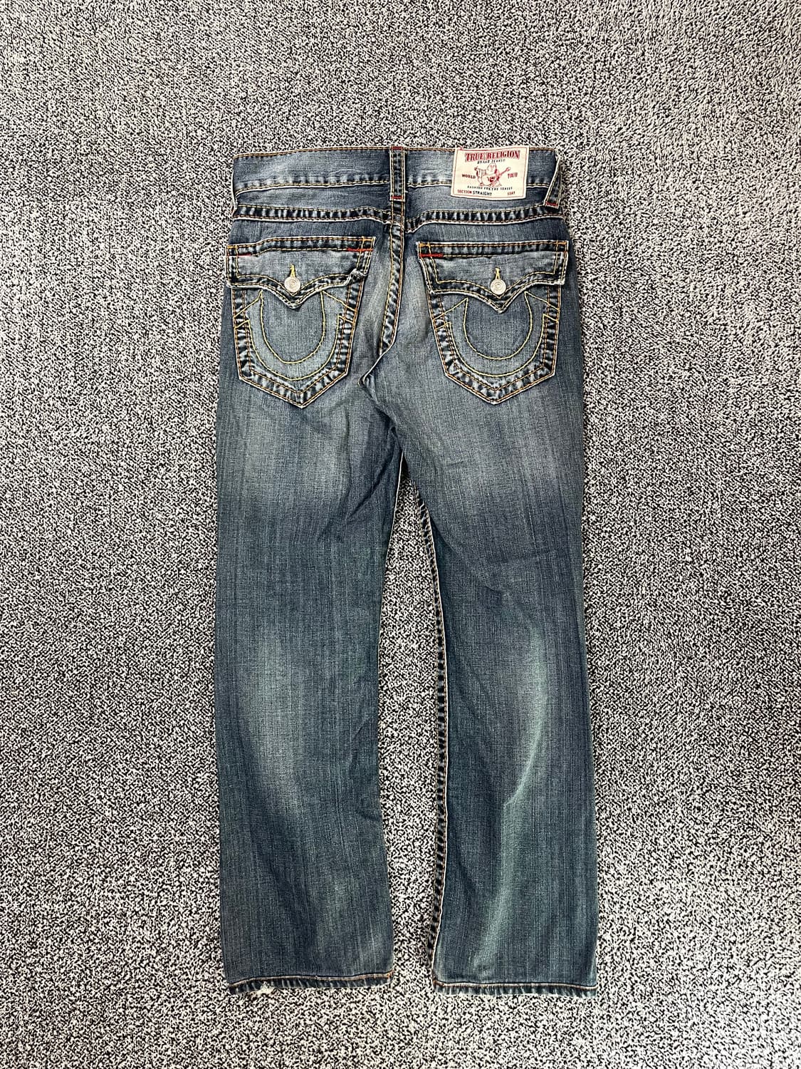 빈티지9. 트루릴리젼 레인보우 조이 로우라이즈 데님 팬츠 청바지 Y2K 상품이미지2