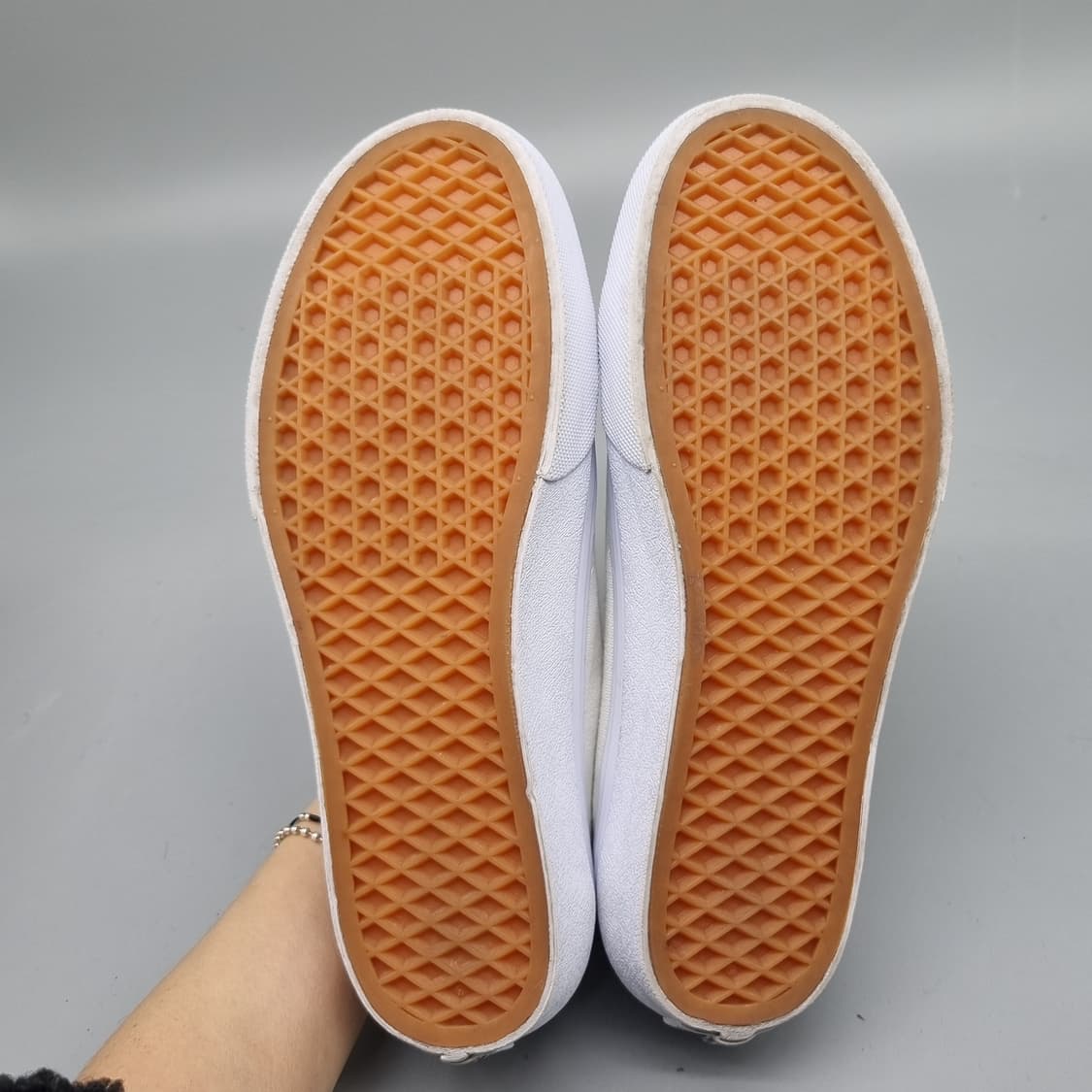 반스 어센틱 화이트 남성 스니커즈 295 상품이미지4