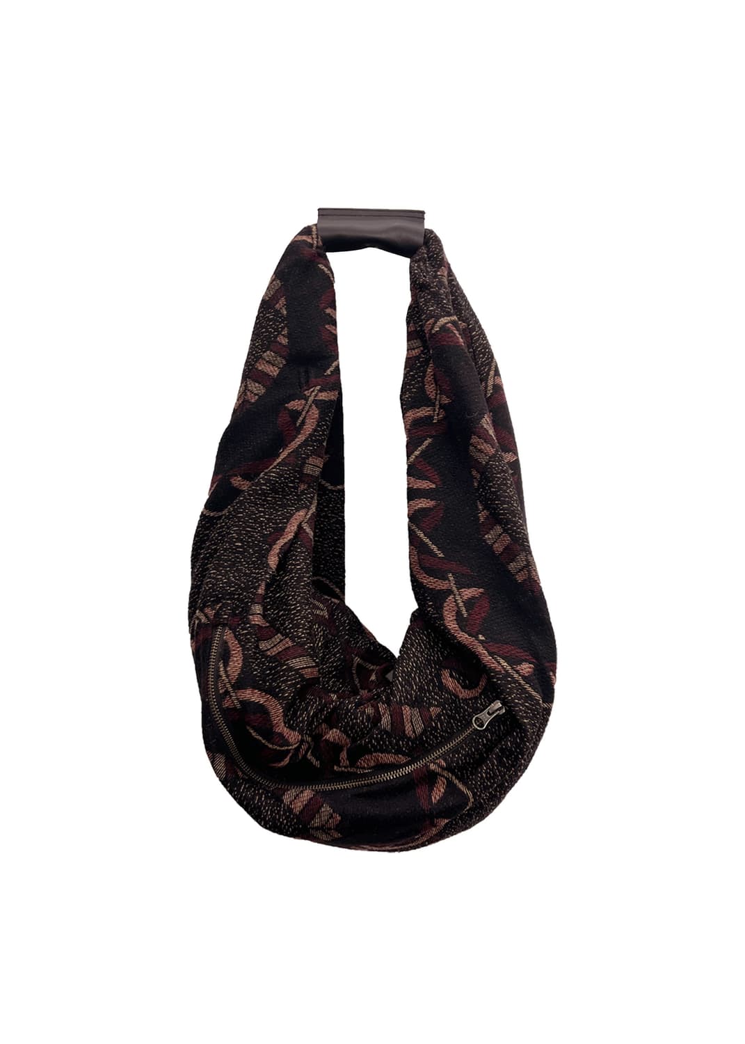 혜인서 트위스티드 숄더백 버건디 레드 새상품 상품이미지1