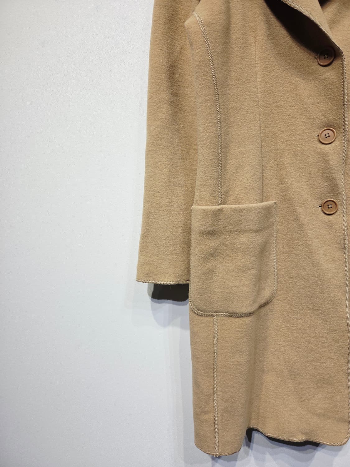 EMPORIO ARMANI 엠포리오 아르마니 울 캐시미어 코트 자켓 상품이미지4