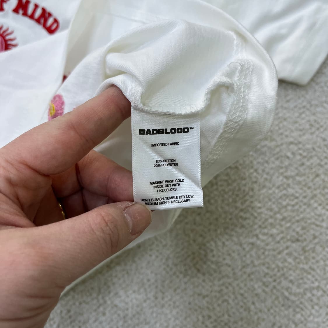 XS 배드블러드 여성 반팔티 0409M 상품이미지3