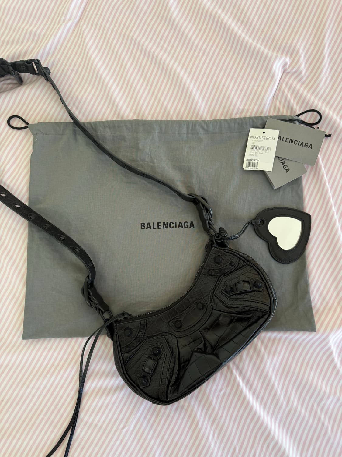 르카골 XS 크로커다일 엠보스 숄 더백 상품이미지1