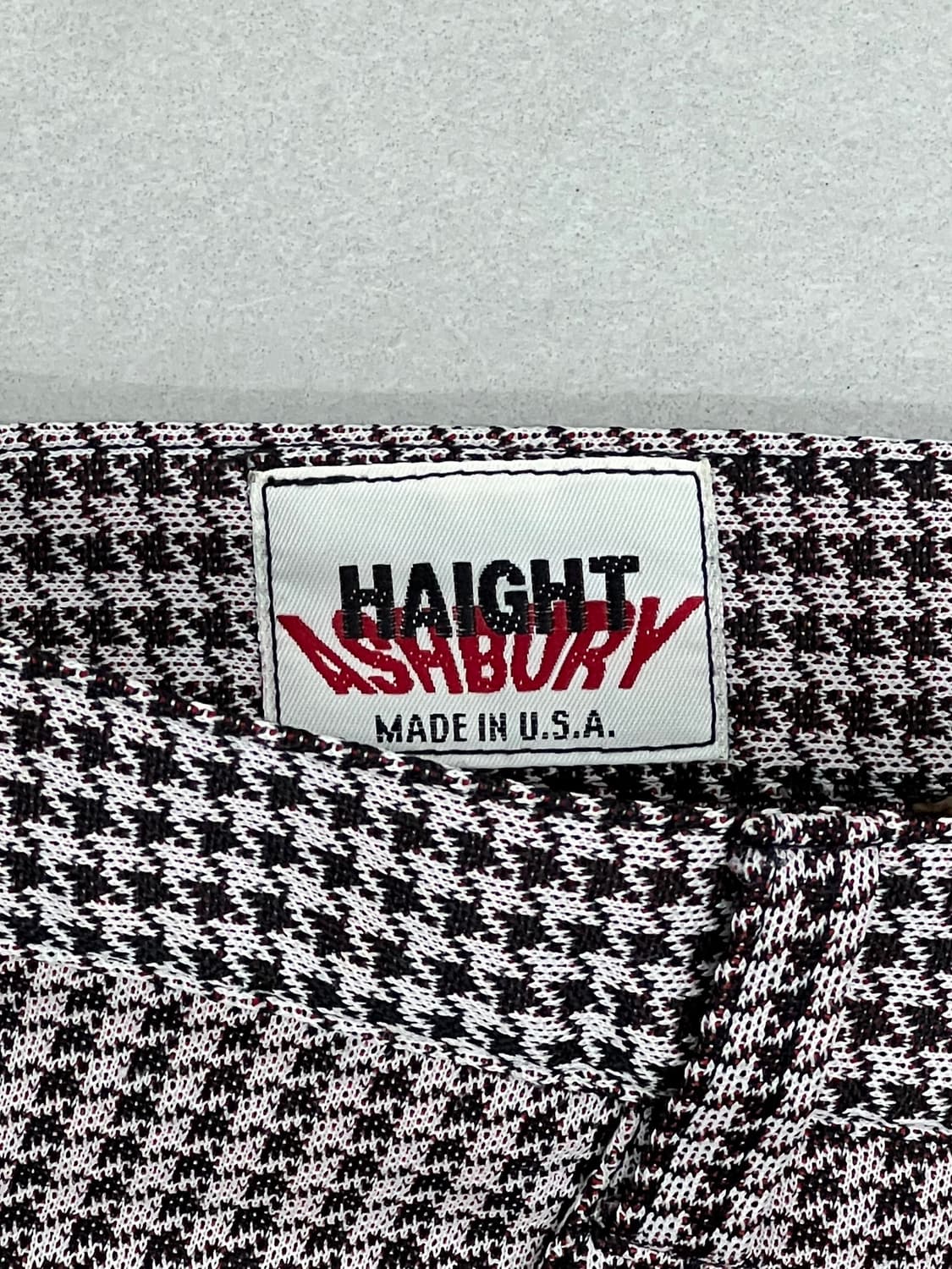 HAIGHT ASHBURY 하운드 패턴 부츠컷 팬츠 상품이미지3