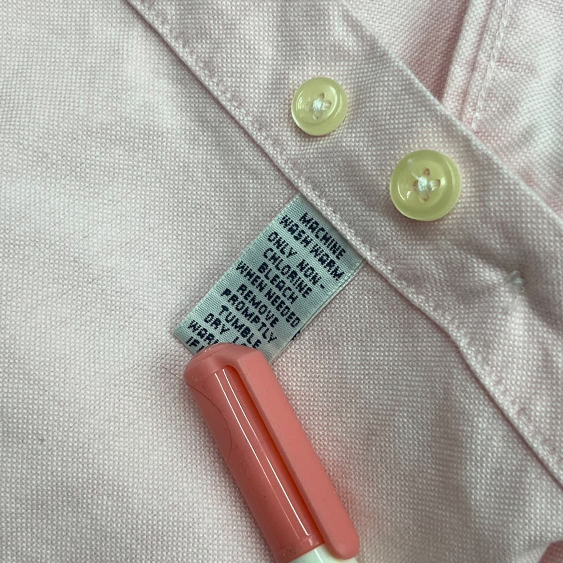 폴로 랄프로렌 옥스포드 딸기우유맛 셔츠 M 상품이미지6