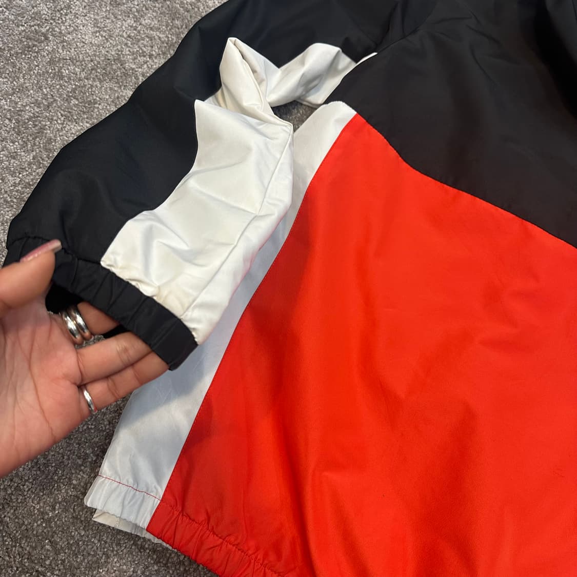 앨레쎄 올드스쿨 배색 아노락M 상품이미지8