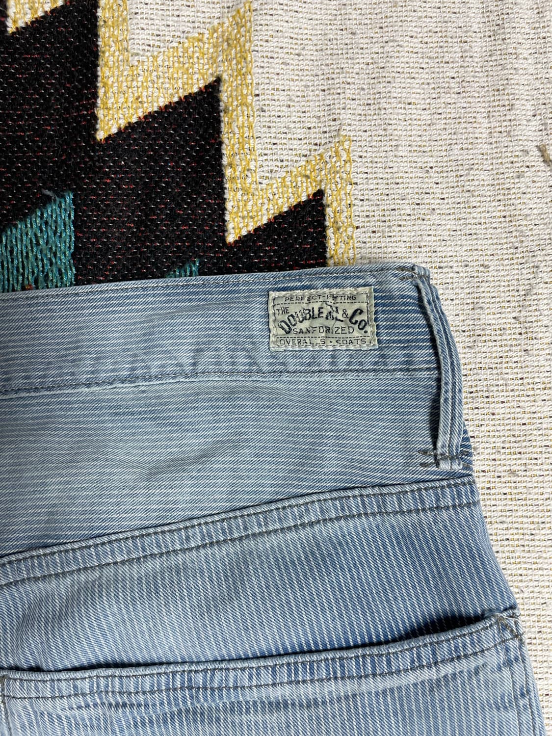 RRL 빈티지5포켓 리페어 인디고 팬츠(32x30) 상품이미지9