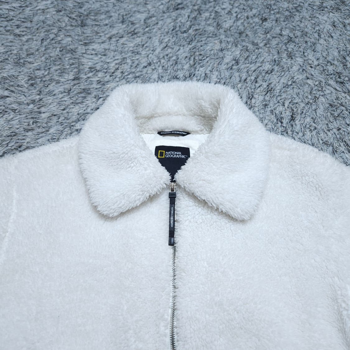 내셔널지오그래픽) S 여자 플리스 뽀글이 숏집업 / 왕눈이샵 상품이미지3